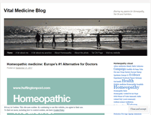 Tablet Screenshot of homeopathyheals.me.uk